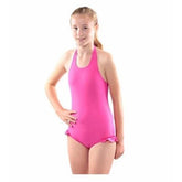 Kes-Vir Girls Halterneck ECO Incontinence Swimsuit - Pink - Swimwear and Accessories